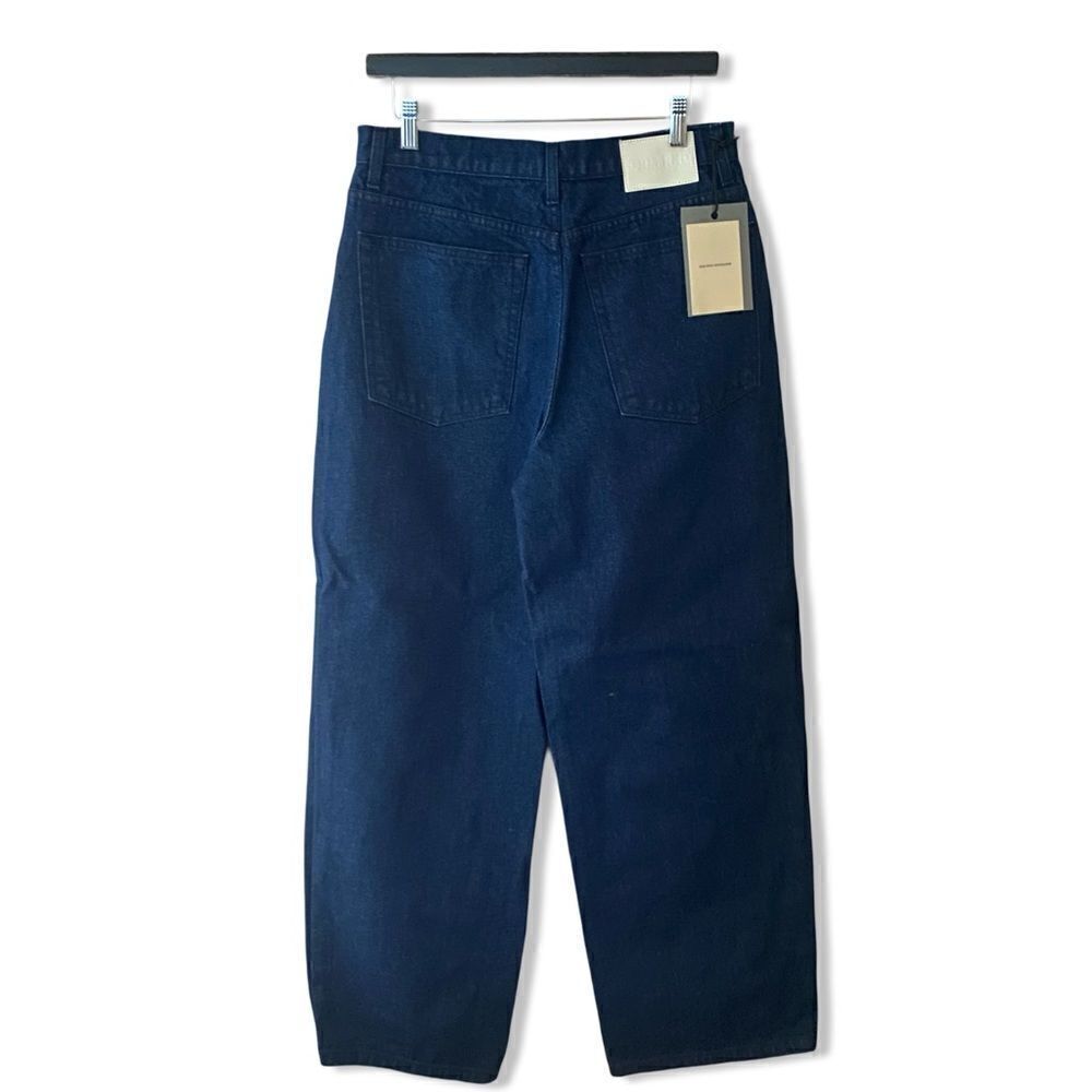 GRLFRND Enya Dropped Crotch Jeans Franklin dark blue denim baggy Revolve 27-31 - Picture 7 of 14